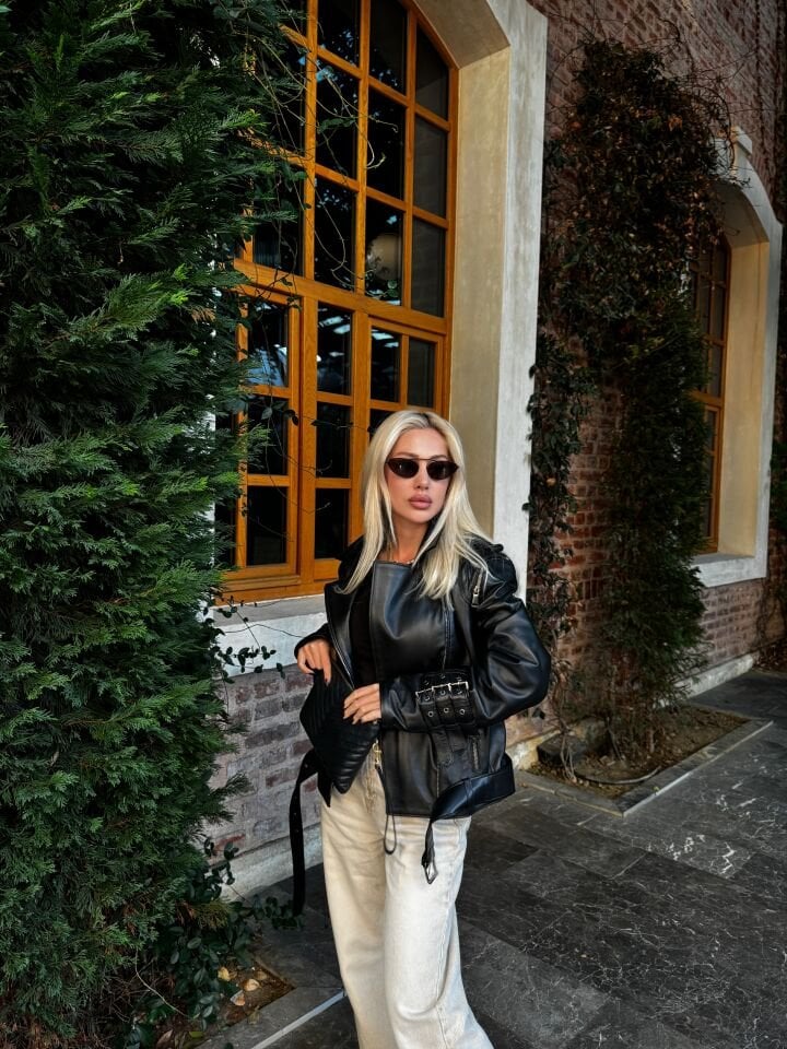 Cassie Deri Ceket